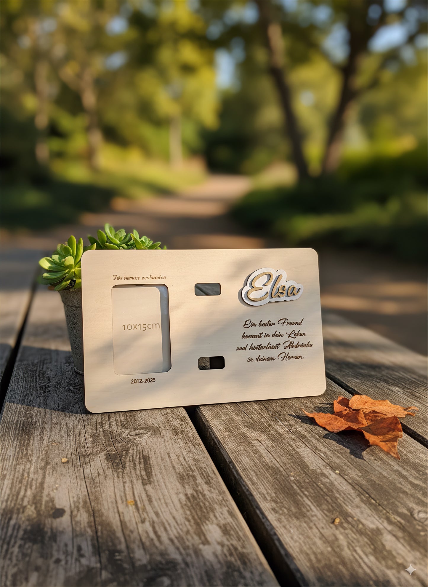 Personalisierte Haustier-Gedenkplatte | Hundetrauer, Fotogravur, Name, Lebensdaten, individueller Spruch, Hundebesitzer Geschenk