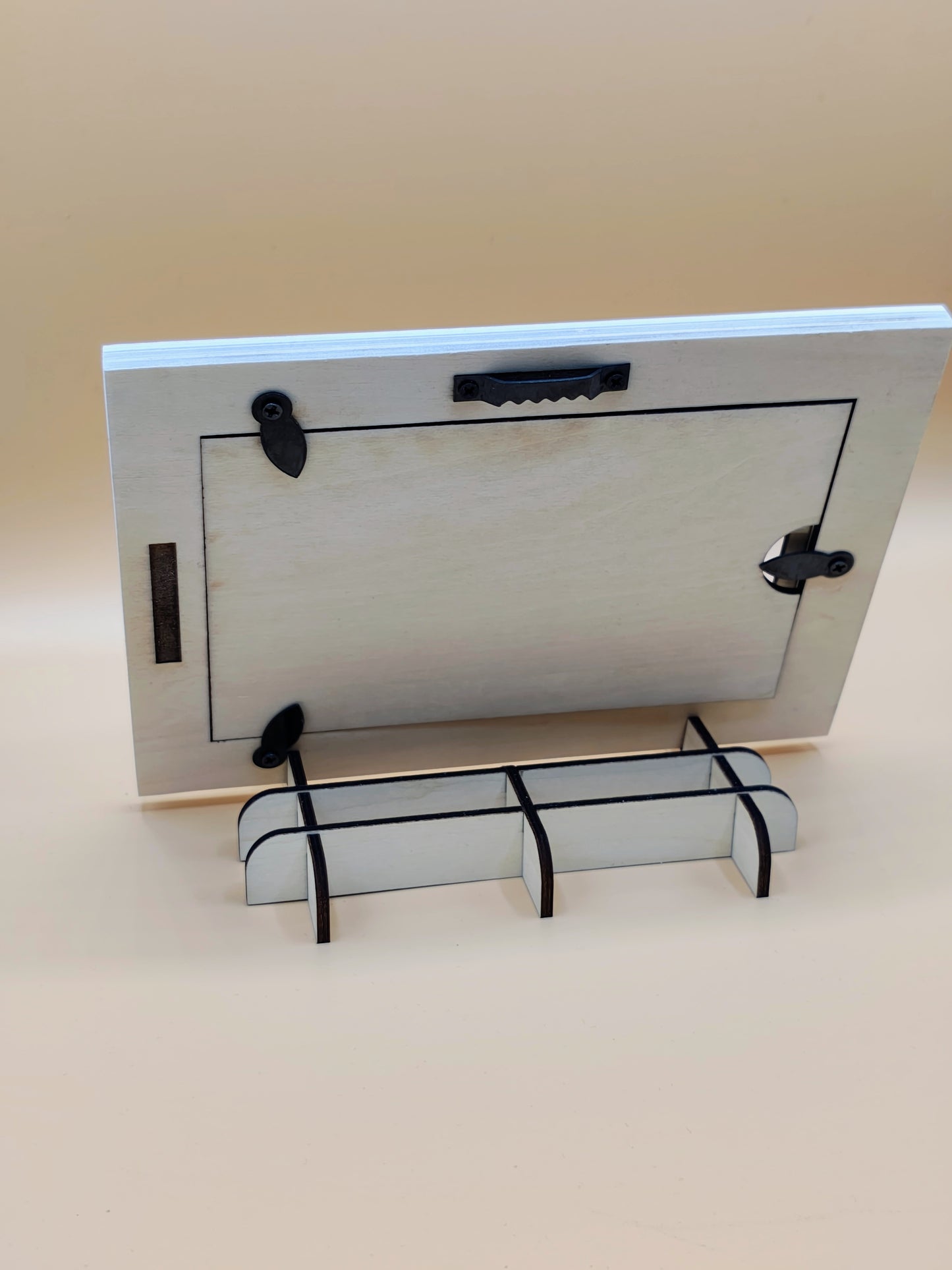 Personalisierter Bilderrahmen aus Holz mit Wunschtext | Gravierter Fotorahmen Geschenk zum Muttertag, Wanddeko, Fotos stilvoll präsentieren