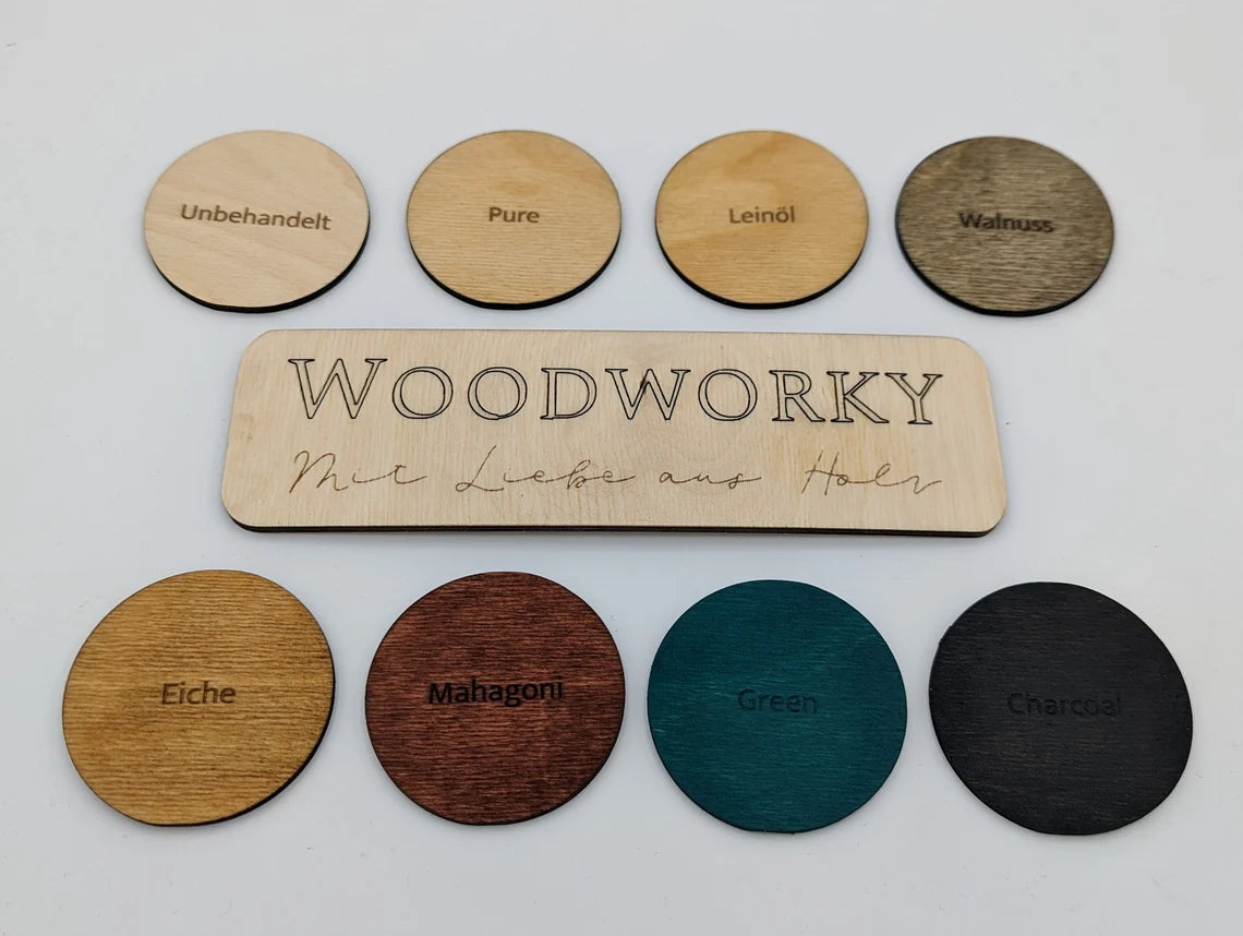 Getränkeuntersetzer Set "Zeitlos"