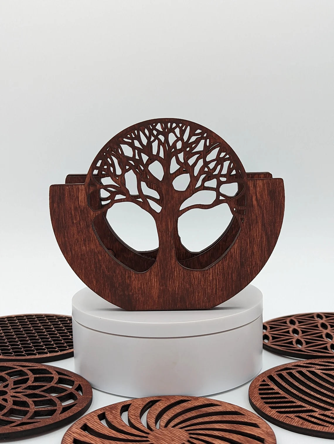 Getränkeuntersetzer Set "Zeitlos"