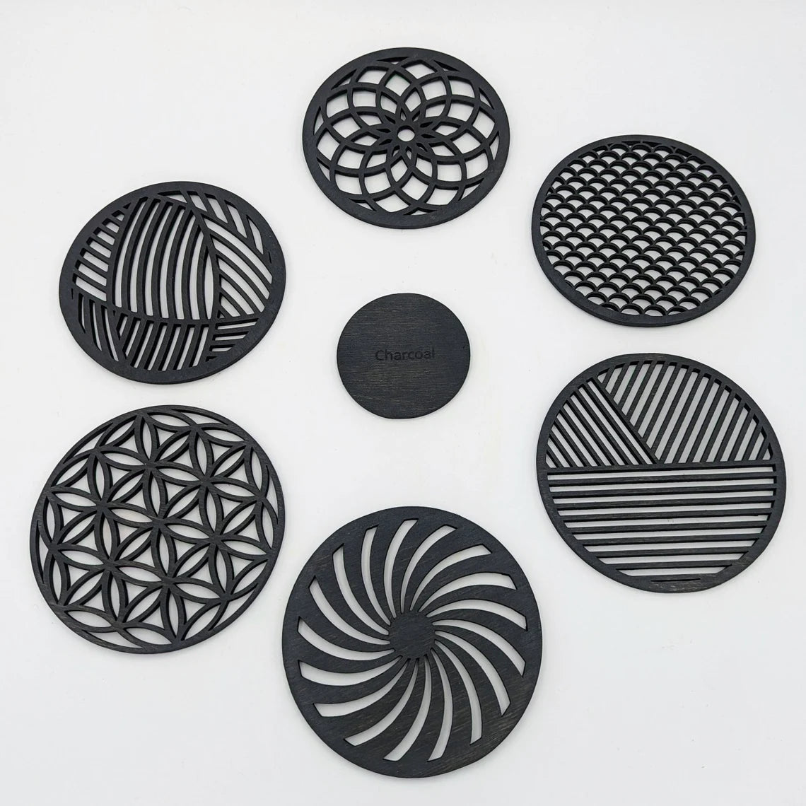 Getränkeuntersetzer Set "Zeitlos"